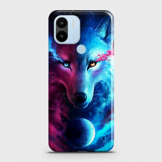 Xiaomi Redmi A1 Plus Cover - Infinity Wolf Trendy Printed Hard Case with Life Time Colors Guarantee