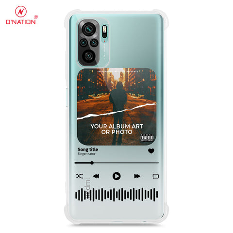 Xiaomi Redmi Note 10 4G Cover - Personalised Album Art Series - 4 Designs - Clear Phone Case - Soft Silicon Borders