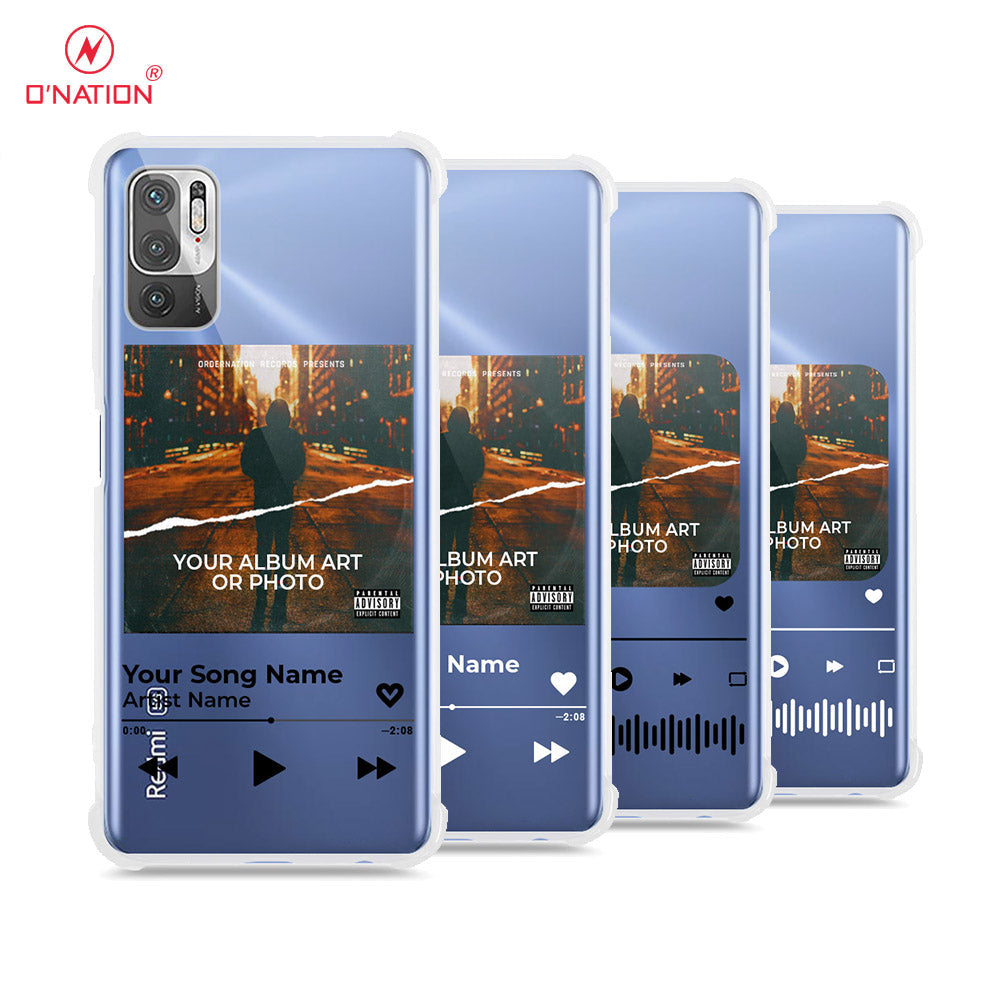 Xiaomi Redmi Note 10 5G Cover - Personalised Album Art Series - 4 Designs - Clear Phone Case - Soft Silicon Borders