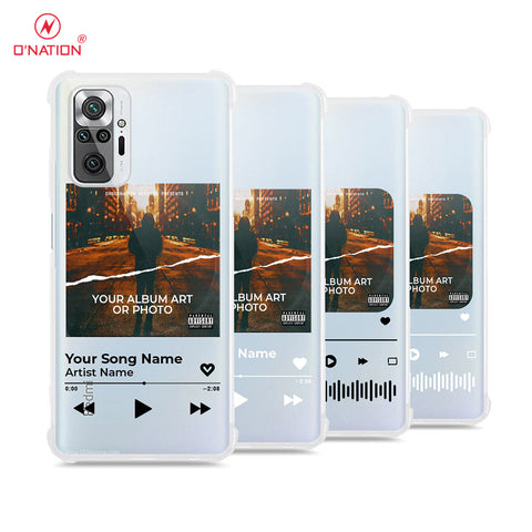 Xiaomi Redmi Note 10 Pro 4G Cover - Personalised Album Art Series - 4 Designs - Clear Phone Case - Soft Silicon Borders