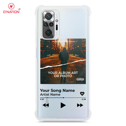 Xiaomi Redmi Note 10 Pro 4G Cover - Personalised Album Art Series - 4 Designs - Clear Phone Case - Soft Silicon Borders