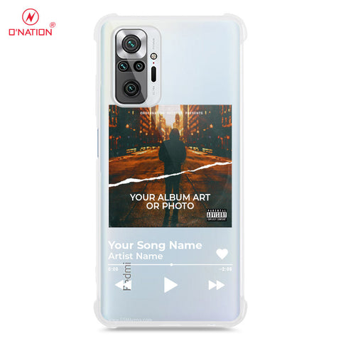 Xiaomi Redmi Note 10 Pro 4G Cover - Personalised Album Art Series - 4 Designs - Clear Phone Case - Soft Silicon Borders