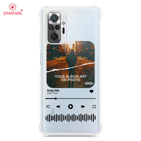 Xiaomi Redmi Note 10 Pro 4G Cover - Personalised Album Art Series - 4 Designs - Clear Phone Case - Soft Silicon Borders