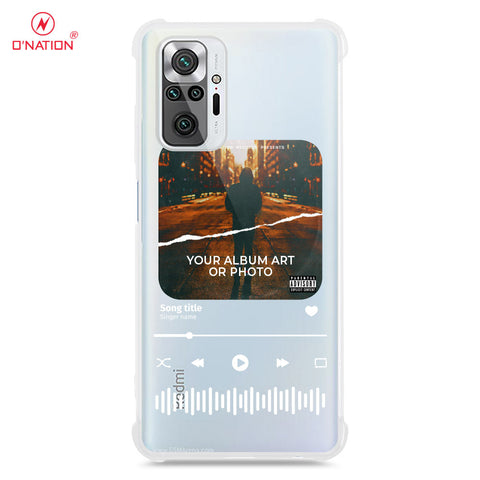 Xiaomi Redmi Note 10 Pro 4G Cover - Personalised Album Art Series - 4 Designs - Clear Phone Case - Soft Silicon Borders