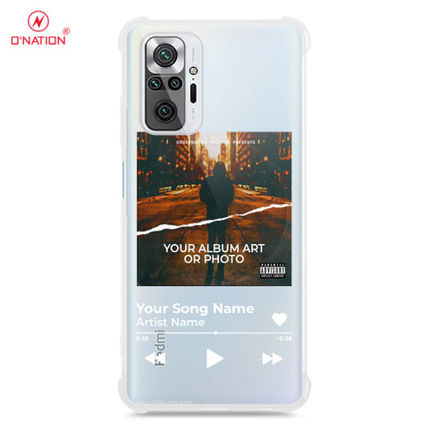 Xiaomi Redmi Note 10 Pro Max Cover - Personalised Album Art Series - 4 Designs - Clear Phone Case - Soft Silicon Borders