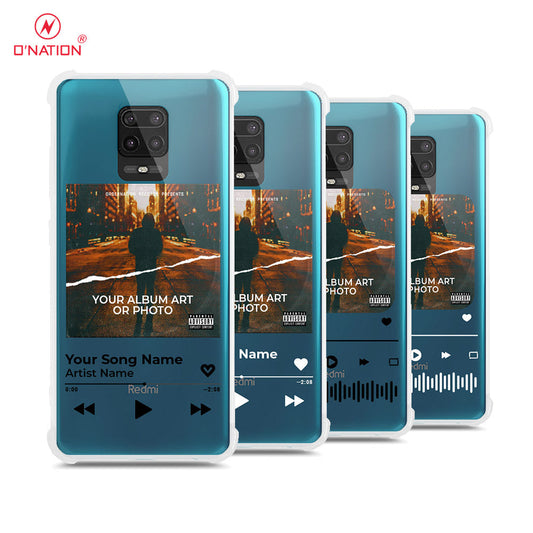 Xiaomi Redmi Note 9 Pro Cover - Personalised Album Art Series - 4 Designs - Clear Phone Case - Soft Silicon Borders