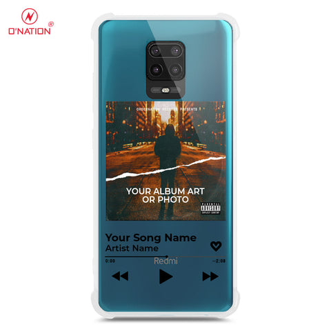 Xiaomi Redmi Note 9 Pro Cover - Personalised Album Art Series - 4 Designs - Clear Phone Case - Soft Silicon Borders