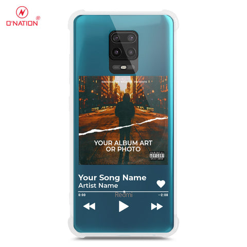 Xiaomi Redmi Note 9 Pro Cover - Personalised Album Art Series - 4 Designs - Clear Phone Case - Soft Silicon Borders