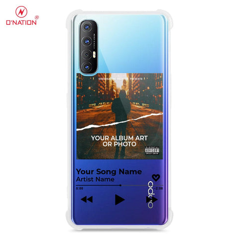 Oppo Reno 3 Pro Cover - Personalised Album Art Series - 4 Designs - Clear Phone Case - Soft Silicon Borders