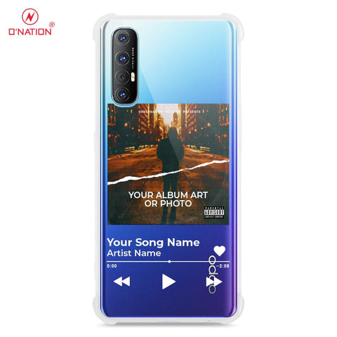 Oppo Reno 3 Pro Cover - Personalised Album Art Series - 4 Designs - Clear Phone Case - Soft Silicon Borders