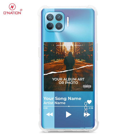 Oppo Reno 4F Cover - Personalised Album Art Series - 4 Designs - Clear Phone Case - Soft Silicon Borders