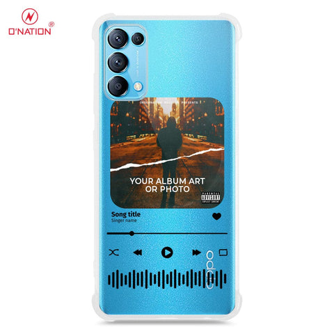 Oppo Reno 5 4G Cover - Personalised Album Art Series - 4 Designs - Clear Phone Case - Soft Silicon Borders