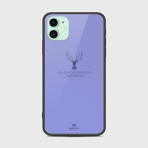 iPhone 11 Pro Cover - Nice Series - HQ Ultra Shine Premium Infinity Glass Soft Silicon Borders Case