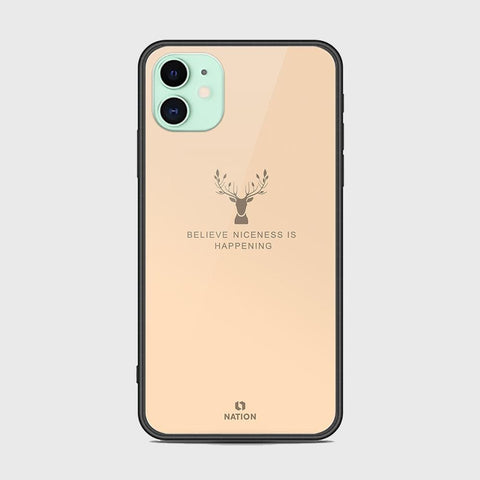 iPhone 11 Pro Cover - Nice Series - HQ Ultra Shine Premium Infinity Glass Soft Silicon Borders Case