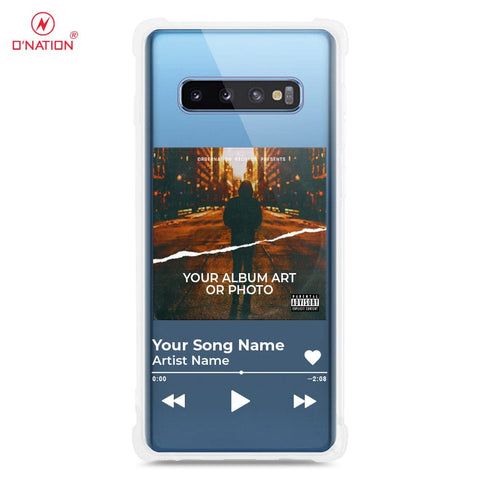 Samsung Galaxy S10 Plus Cover - Personalised Album Art Series - 4 Designs - Clear Phone Case - Soft Silicon Borders