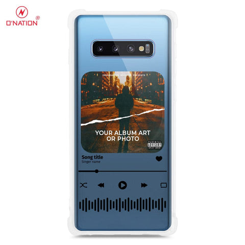 Samsung Galaxy S10 Plus Cover - Personalised Album Art Series - 4 Designs - Clear Phone Case - Soft Silicon Borders