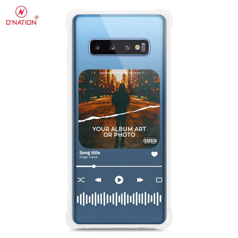 Samsung Galaxy S10 Plus Cover - Personalised Album Art Series - 4 Designs - Clear Phone Case - Soft Silicon Borders