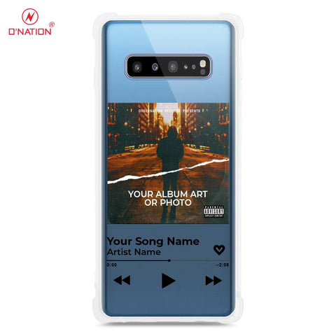 Samsung Galaxy S10 5G Cover - Personalised Album Art Series - 4 Designs - Clear Phone Case - Soft Silicon Borders