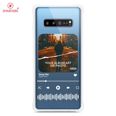 Samsung Galaxy S10 5G Cover - Personalised Album Art Series - 4 Designs - Clear Phone Case - Soft Silicon Borders