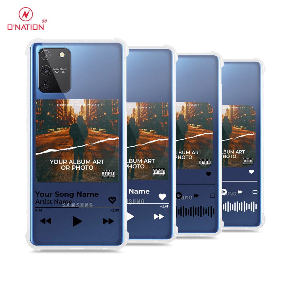 Samsung Galaxy S10 Lite Cover - Personalised Album Art Series - 4 Designs - Clear Phone Case - Soft Silicon Borders