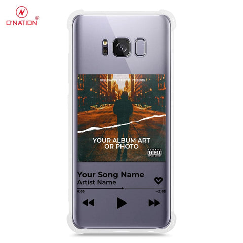 Samsung Galaxy S8 Cover - Personalised Album Art Series - 4 Designs - Clear Phone Case - Soft Silicon Borders