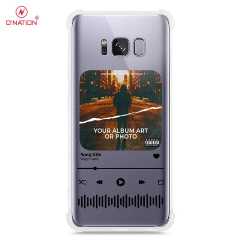 Samsung Galaxy S8 Cover - Personalised Album Art Series - 4 Designs - Clear Phone Case - Soft Silicon Borders