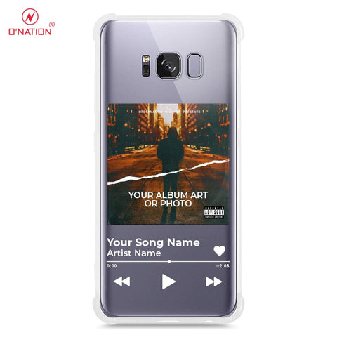 Samsung Galaxy S8 Plus Cover - Personalised Album Art Series - 4 Designs - Clear Phone Case - Soft Silicon Borders