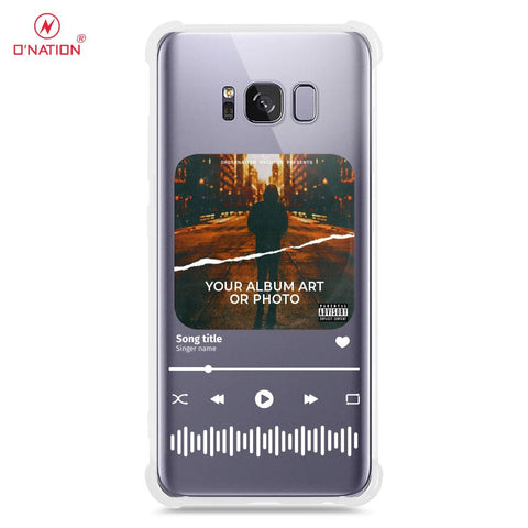 Samsung Galaxy S8 Plus Cover - Personalised Album Art Series - 4 Designs - Clear Phone Case - Soft Silicon Borders