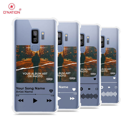 Samsung Galaxy S9 Plus Cover - Personalised Album Art Series - 4 Designs - Clear Phone Case - Soft Silicon Borders