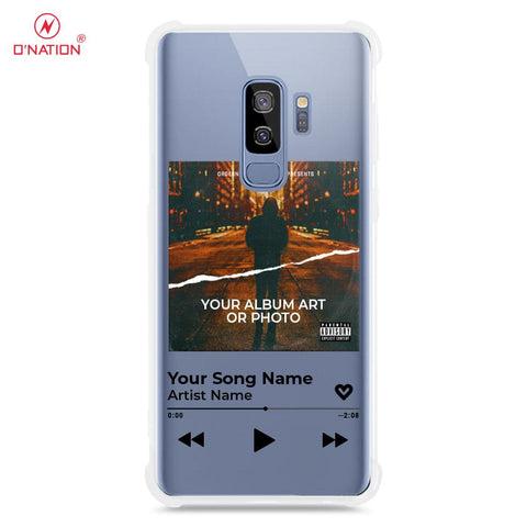 Samsung Galaxy S9 Plus Cover - Personalised Album Art Series - 4 Designs - Clear Phone Case - Soft Silicon Borders