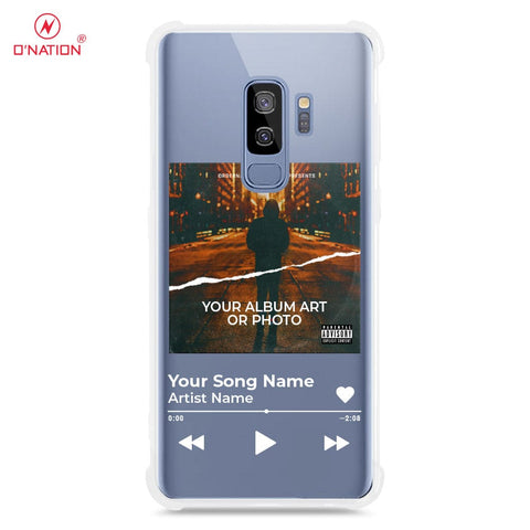 Samsung Galaxy S9 Plus Cover - Personalised Album Art Series - 4 Designs - Clear Phone Case - Soft Silicon Borders