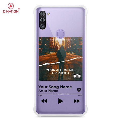 Samsung Galaxy A11 Cover - Personalised Album Art Series - 4 Designs - Clear Phone Case - Soft Silicon Borders