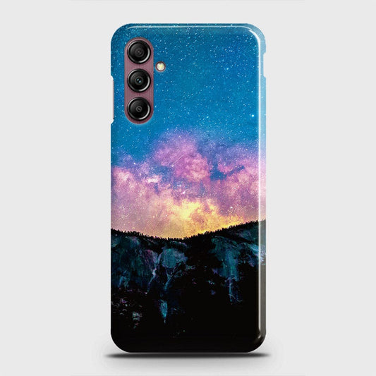 Samsung Galaxy A14 5G Cover - Embrace Dark Galaxy  Trendy Printed Hard Case with Life Time Colors Guarantee