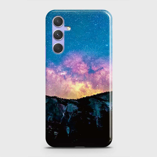 Samsung Galaxy A34 5G Cover - Embrace Dark Galaxy  Trendy Printed Hard Case with Life Time Colors Guarantee