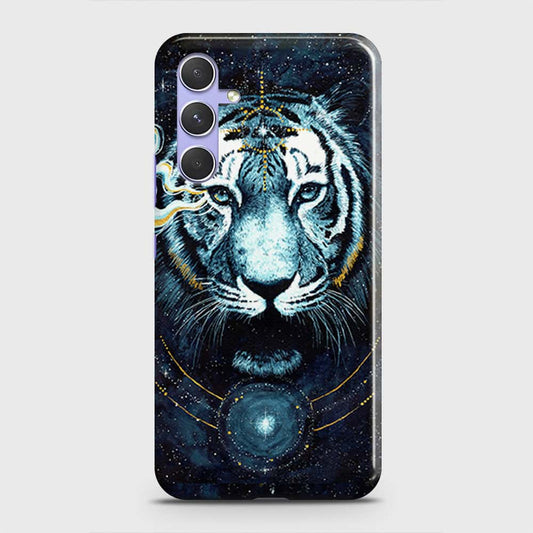 Samsung Galaxy A54 5G Cover - Vintage Galaxy Tiger Printed Hard Case with Life Time Colors Guarantee