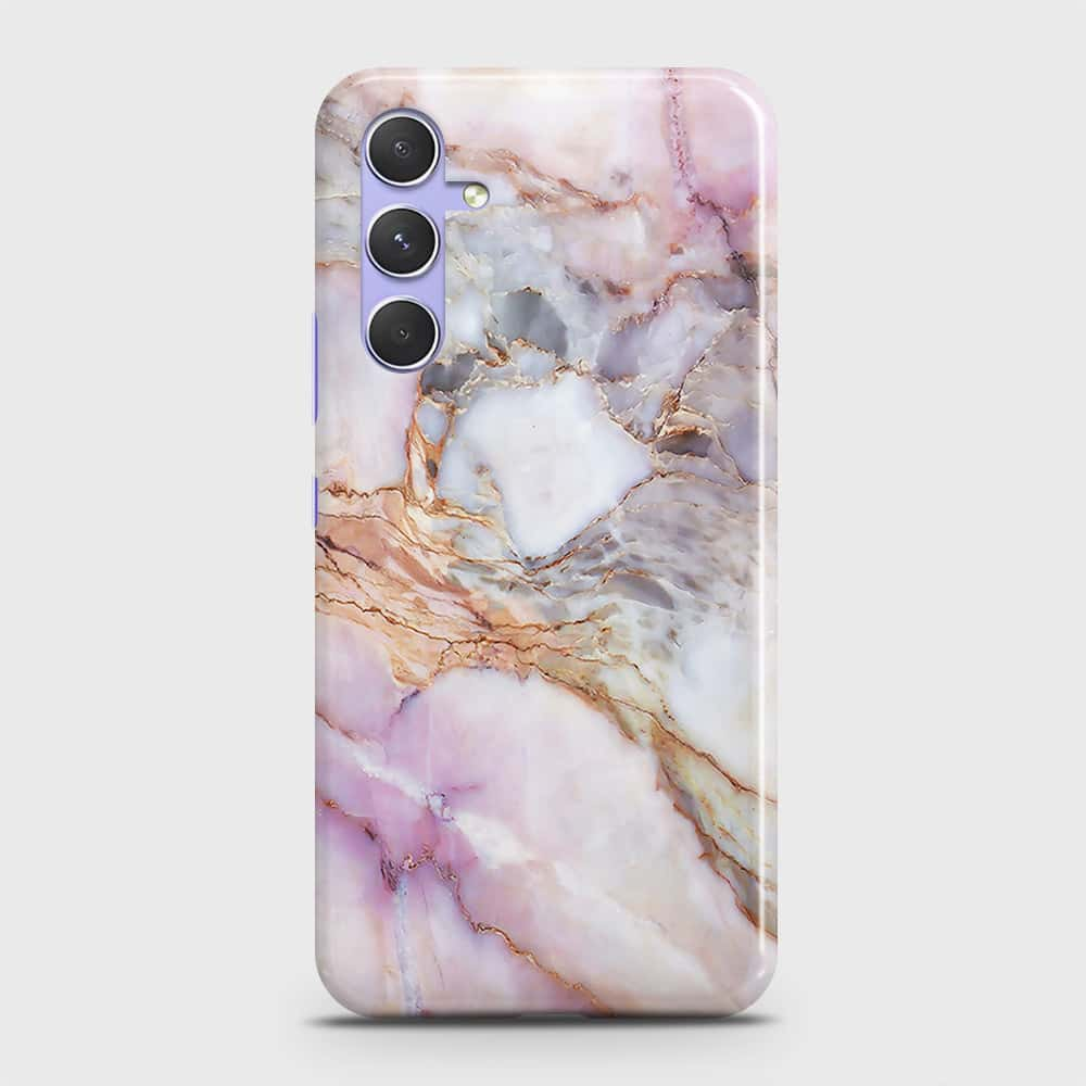 Samsung Galaxy A54 5G Cover - Violet Sky Marble Trendy Printed Hard Case with Life Time Colors Guarantee