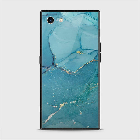 iPhone SE 2020 Cover - Mystic Marble Series - HQ Ultra Shine Premium Infinity Glass Soft Silicon Borders Casee