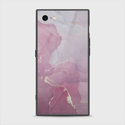 iPhone 8 Cover - Mystic Marble Series - HQ Ultra Shine Premium Infinity Glass Soft Silicon Borders Casee