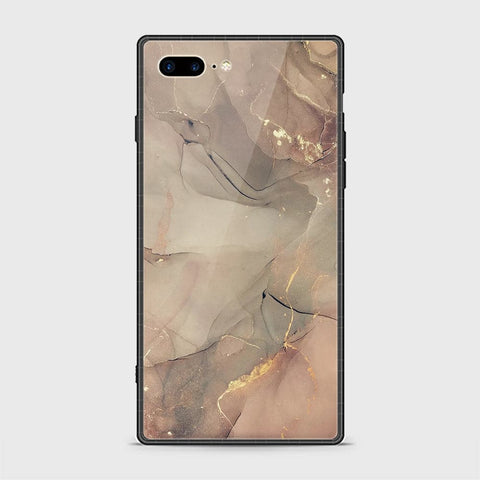 iPhone 8 Plus Cover - Mystic Marble Series - HQ Ultra Shine Premium Infinity Glass Soft Silicon Borders Casee