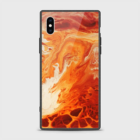 iPhone X Cover - Mystic Marble Series - HQ Ultra Shine Premium Infinity Glass Soft Silicon Borders Casee