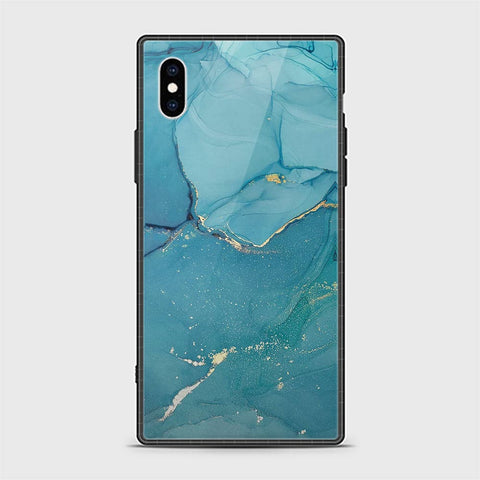 iPhone X Cover - Mystic Marble Series - HQ Ultra Shine Premium Infinity Glass Soft Silicon Borders Casee