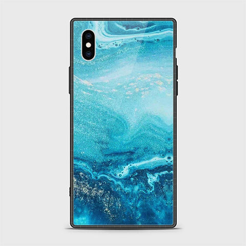 iPhone X Cover - Mystic Marble Series - HQ Ultra Shine Premium Infinity Glass Soft Silicon Borders Casee