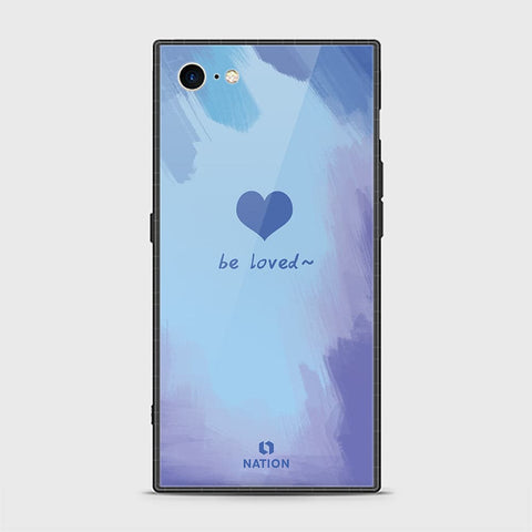 iPhone 8 Cover - Onation Heart Series - HQ Ultra Shine Premium Infinity Glass Soft Silicon Borders Casee