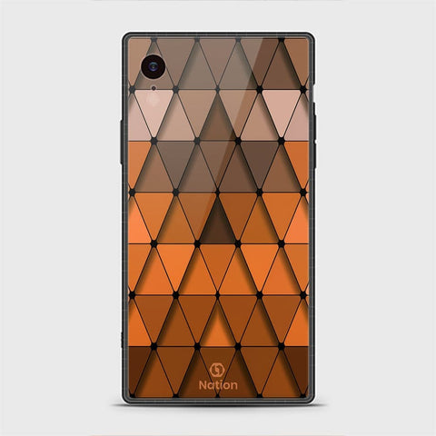 iPhone XR Cover - Onation Pyramid Series - HQ Ultra Shine Premium Infinity Glass Soft Silicon Borders Casee