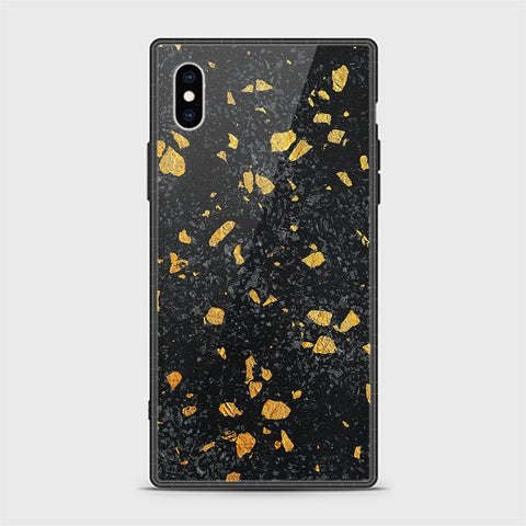 iPhone X Cover - Black Marble Series - HQ Ultra Shine Premium Infinity Glass Soft Silicon Borders Casee