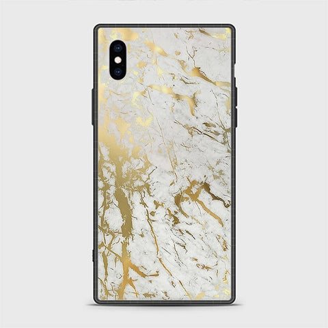 iPhone X Cover - White Marble Series - HQ Ultra Shine Premium Infinity Glass Soft Silicon Borders Casee