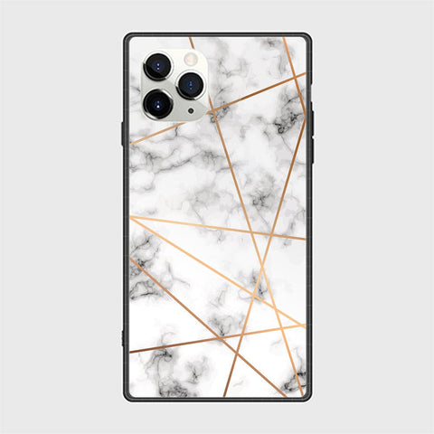 iPhone 12 Pro Cover - White Marble Series 2 - HQ Ultra Shine Premium Infinity Glass Soft Silicon Borders Casee