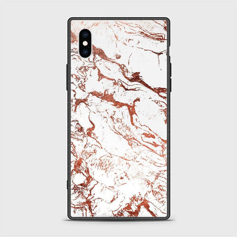 iPhone X Cover - White Marble Series 2 - HQ Ultra Shine Premium Infinity Glass Soft Silicon Borders Casee (Fast Delivery)