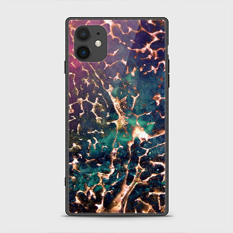 iPhone 11 Cover - Colorful Marble Series - HQ Ultra Shine Premium Infinity Glass Soft Silicon Borders Casee