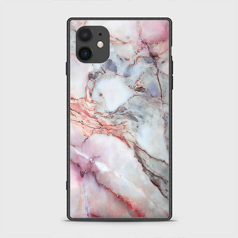 iPhone 11 Cover - Colorful Marble Series - HQ Ultra Shine Premium Infinity Glass Soft Silicon Borders Casee